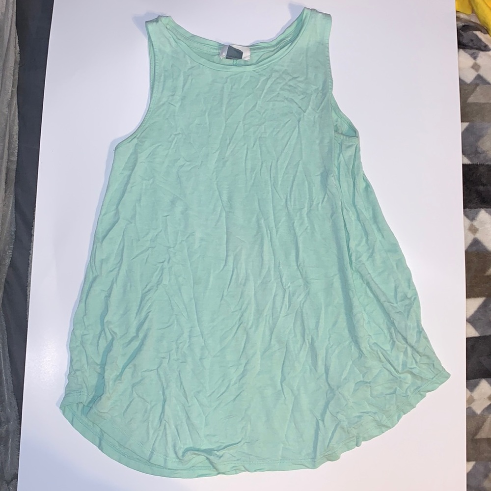 Mint green tank